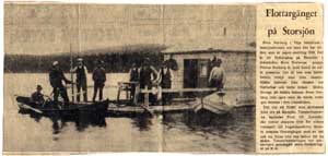 Flottargäng på Storsjön