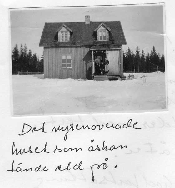 Det nyrenoverade huset före branden